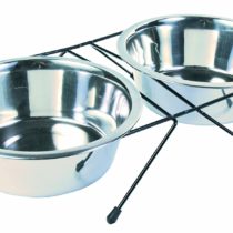 Trixie 24833 Eat on Feet Bowl Set 2 × 1.8 L / ø 20 cm