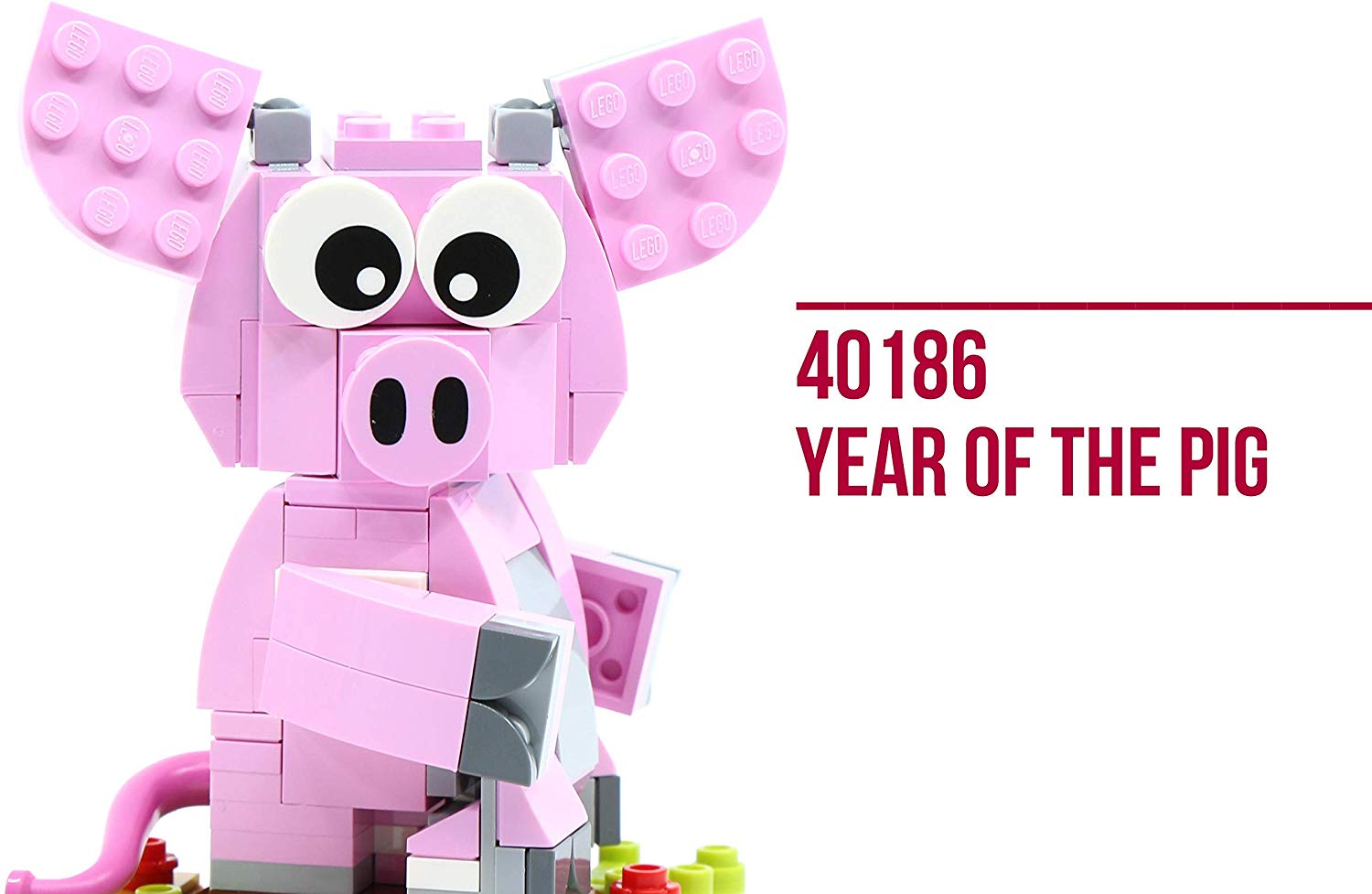 Lego - Year of the Pig Iconic Building Game, 40186, Multicoloured, Multicolored - Image 4