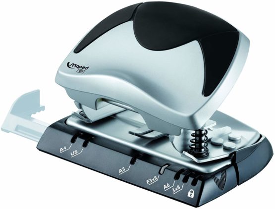 Maped Ergologic Two Hole Punch, (15 sheets) (Assorted Colours) - Image 2