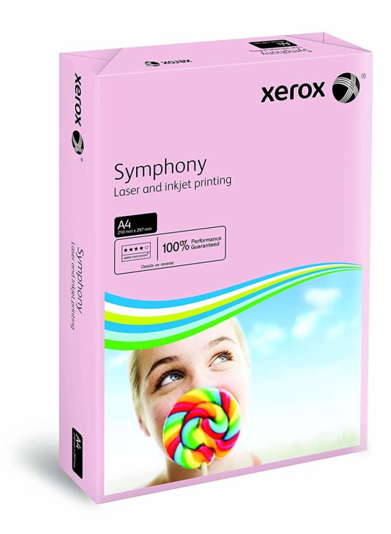 Xerox 80gsm A4 Pastel Tints Pink Ream Symphony Paper