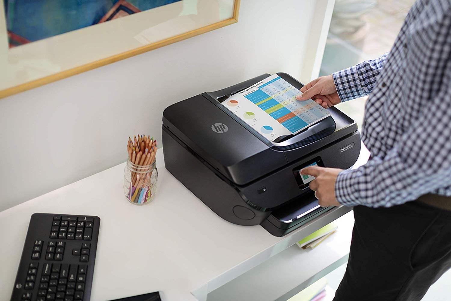 HP Envy Photo 7830 All-in-One Wi-Fi Photo Printer with 4 Months of ...