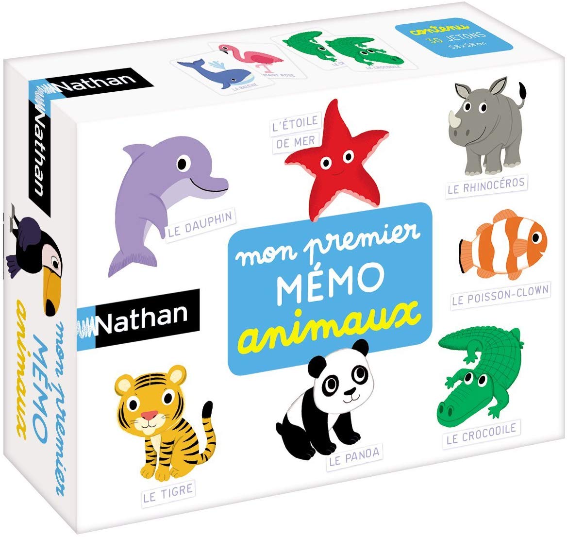 Nathan, My first animal memo, memory game, discovery animals from the world, educational game, play with family - Image 2