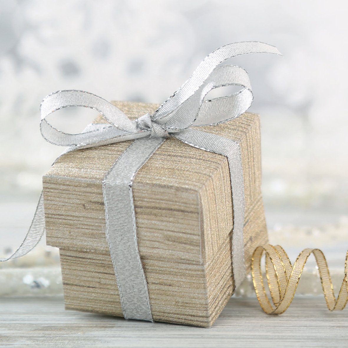 SIGEL DU135 Christmas envelopes "Christmas Surprise", DL, without window, 90 gsm, 50 Pieces, Christmas Surprise, white/golden - Image 3