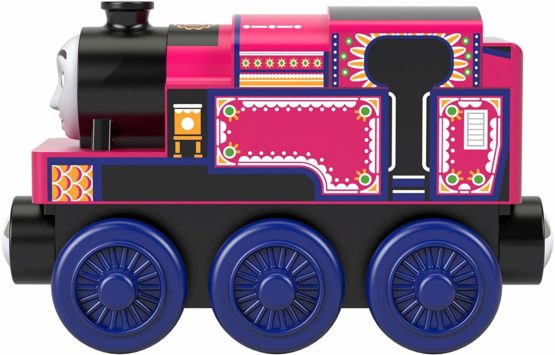 Thomas & Friends Thomas and Friends GGG33 Wood Ashima Toy Train, Multi-Colour - Image 2