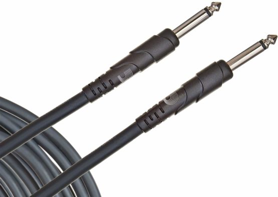 D'Addario Guitar Cable - Guitar Lead - 1/4 Inch Male to 1/4 Inch Male - Classic Series - 20 Feet/7.62 Meters - Straight Ends - 1 Pack