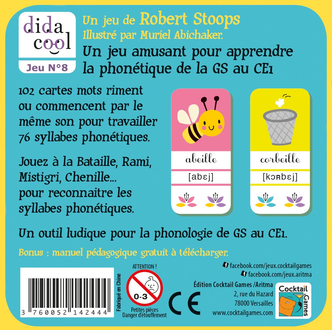 Aritma - SonoDingo - Card Games, Syllabble Sounds - 5 Years, Jaune, Bleu - Image 2