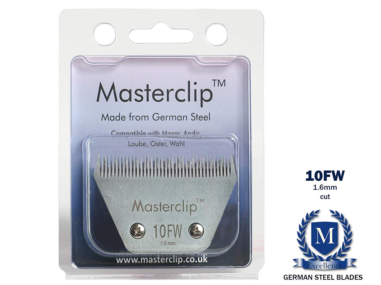 Masterclip Horse clipper blade 10FW 1.5mm Available in coarse, medium