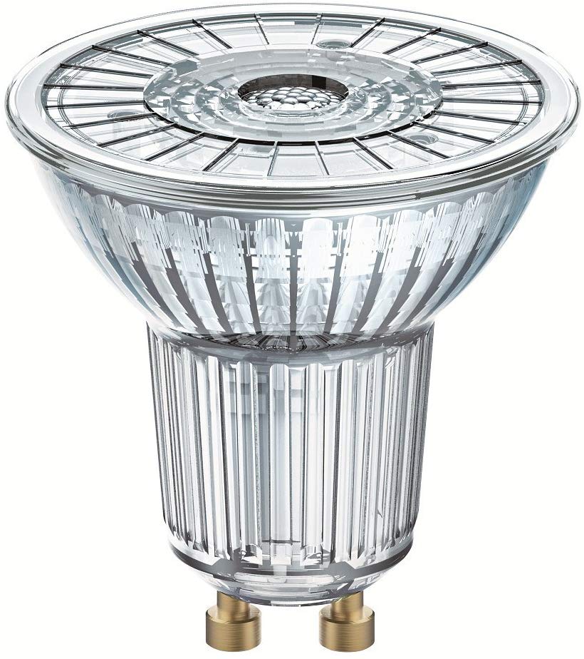 Osram LED Base PAR16 reflector Lamp, with GU10 socket, not dimmable, 4.3 W Replaces 50 watts, 36 ° beam angle, Warm White - Image 2