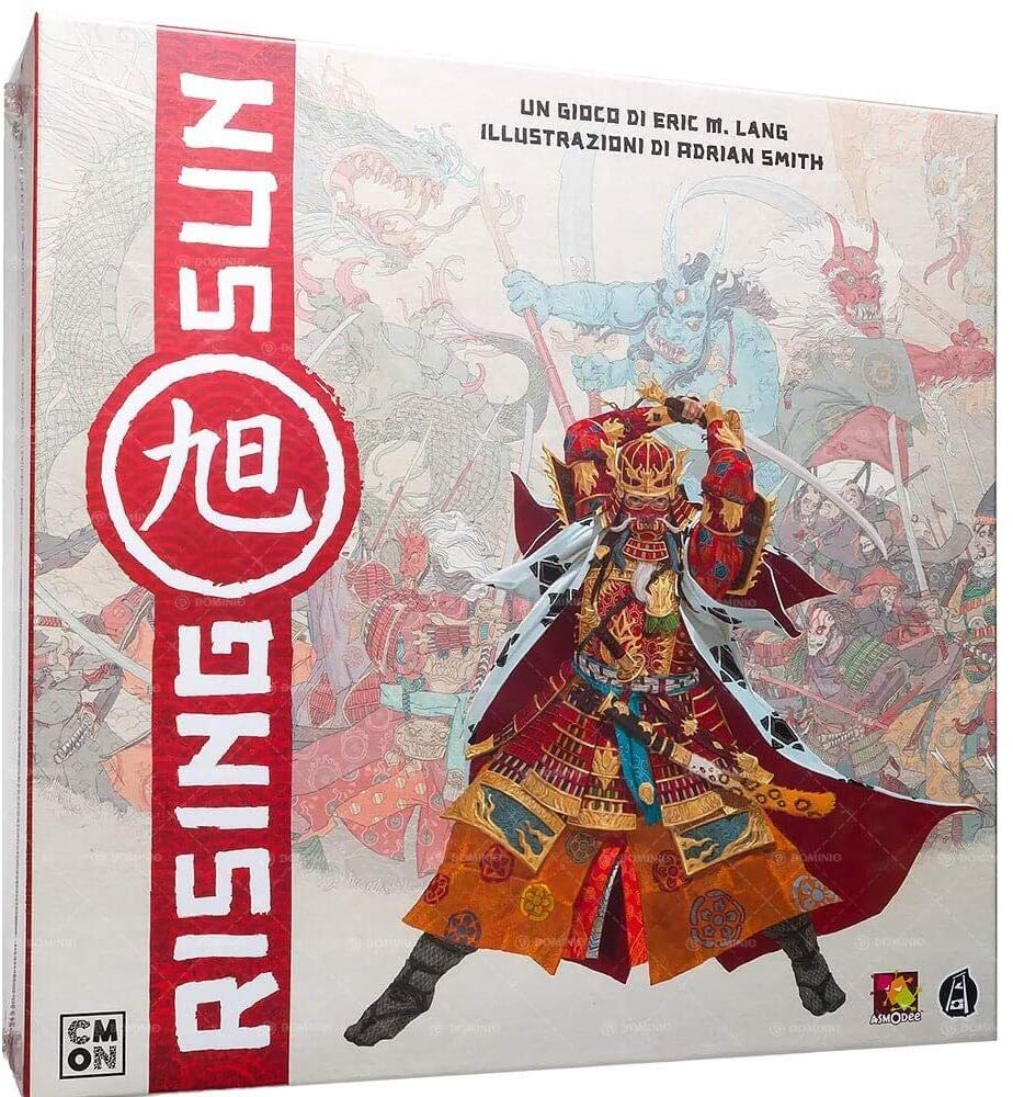 Asmodee: Rising Sun Board Game, 3-5 Players, 14+ Years, Italian Edition, Multicolor, 1.3 liters