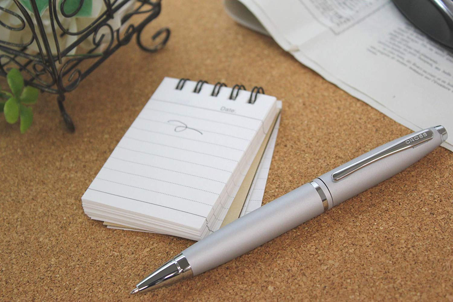 CROSS Calais Ballpoint Pen in Satin Chrome incl. Premium Gift Box - Refillable Medium Ballpen - Image 3