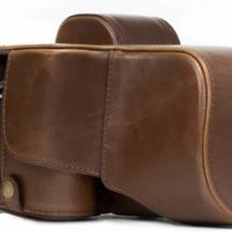 MegaGear Ever Ready Leather Camera Case compatible with Sony Alpha A7S II, A7R II, A7 II (28-70mm)
