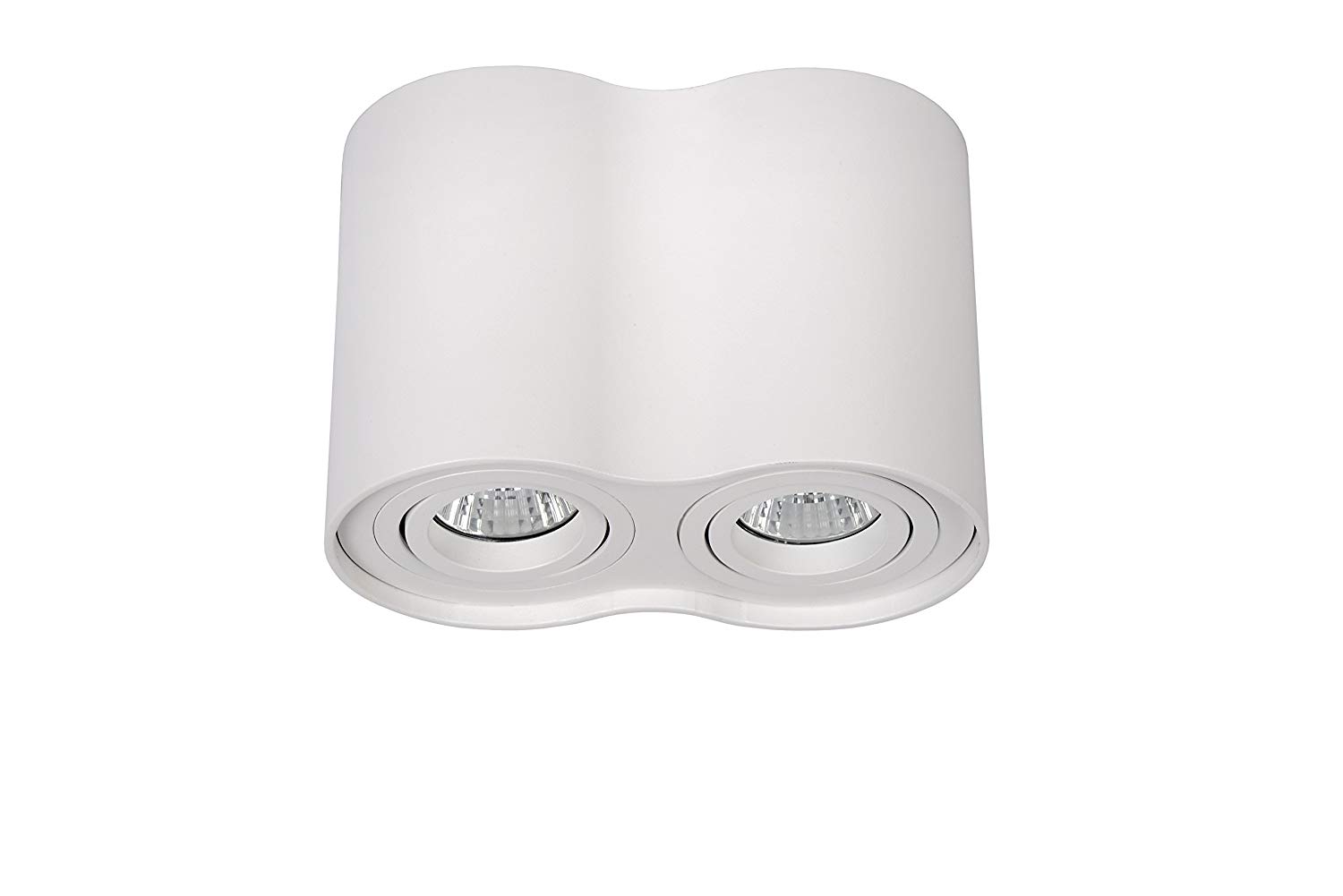 LUCIDE Tube - Ceiling Spotlight - 2xGU10 - White, 17,7 x 9,5 x 12,5 cm - Image 2