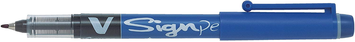 Pilot FLW538875 2.0 mm V-Sign Pen Liquid Ink Tip - Blue (Pack of 4), 1 count (Pack of 4) - Image 2