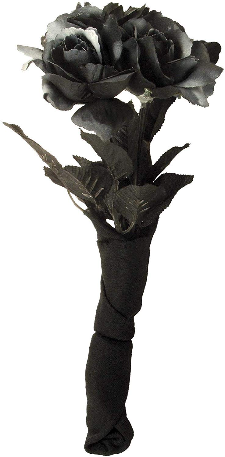 Smiffys Corpse Bride Bouquet Halloween, Black - Image 2