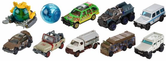 Matchbox FMW90 Jurassic World Diecast Vehicle Assortment, Multi-Colour