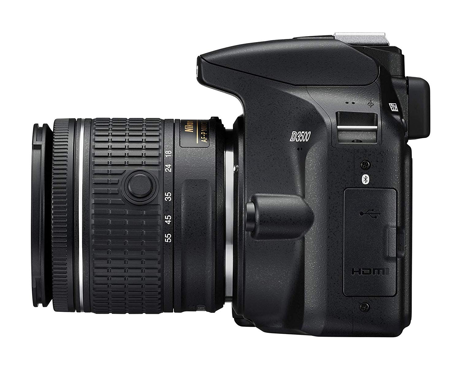 Nikon VBA550K001 D3500 + AF-P DX 18-55 VR Kit - Black - Image 3