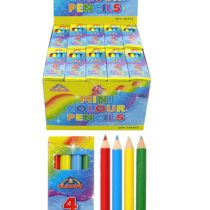 20 x 4pk of mini colouring pencils party bag fillers loot bag pocket money toy by personalised party products