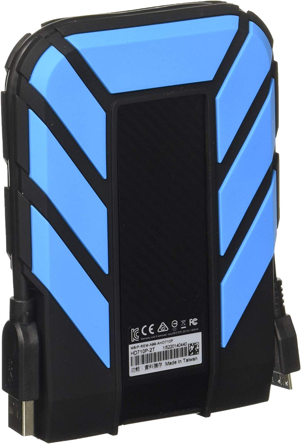 ADATA Dashdrive Durable HD710 Pro External Hard Disk Drive, USB 3.1 (2TB, Blue), 2 TB - Image 2