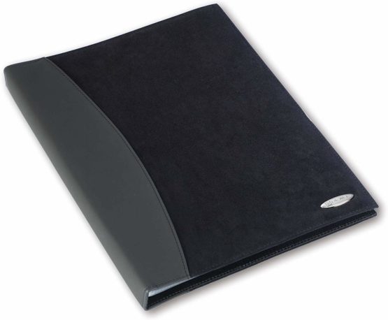 Rexel Soft Touch Display Book A4 Black Combo (24 Pockets)