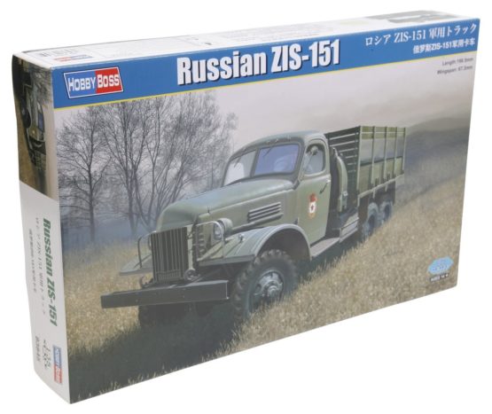 Hobbyboss 1:35 Scale Russian ZIS-151 Cargo Truck Assembly Authentic Kit