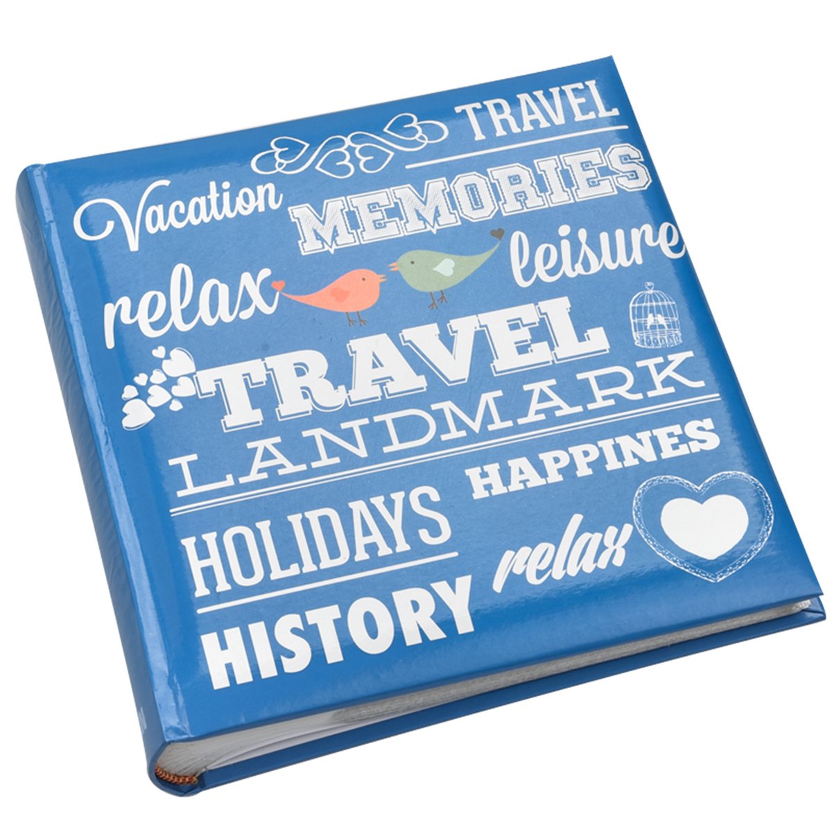 ARPAN Large Photo Album 6x4 200 Photos Slip In Blue Memo Book with Index Pages and CD/DVD Pocket - Image 2