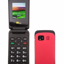 TTsims TT140 Flip Vodafone PAY As You Go Mobile Phone (Red)