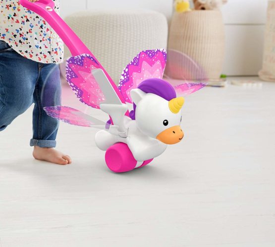 Fisher-Price GJD74 Dream Land Push Unicorn, Multicolour - Image 3