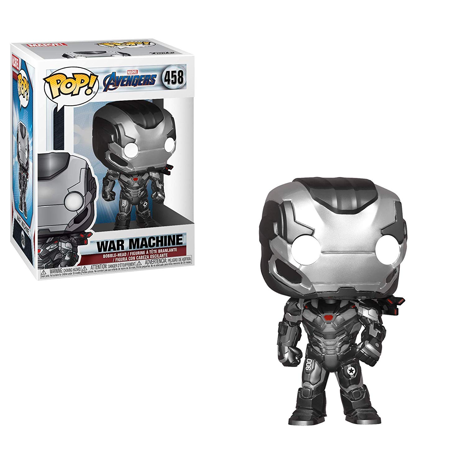 Funko 36673 POP Bobble: Avengers Endgame: War Machine, Multi - Image 2