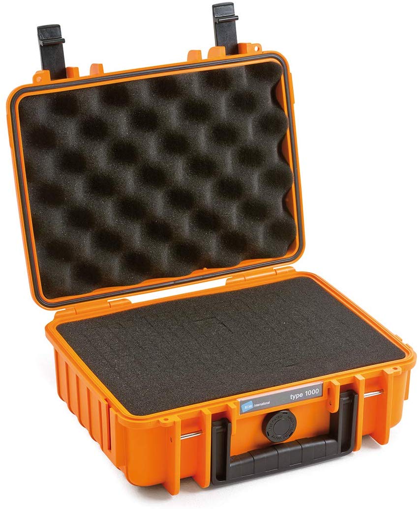 B&W outdoor.cases type 1000 with pre-cut foam (SI) - The Original, Orange, 270x215x105 (type 1000) - Image 2