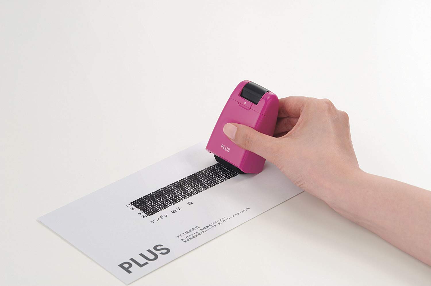 Plus Japan "Guard-Your-ID" Camouflage Roller Stamp Refill Cartridge Black Ink, IS-500CM - Image 4