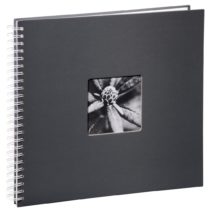 Hama Fine Art Spiral Bound Album, 36 x 32 cm, 50 White Pages | Grey