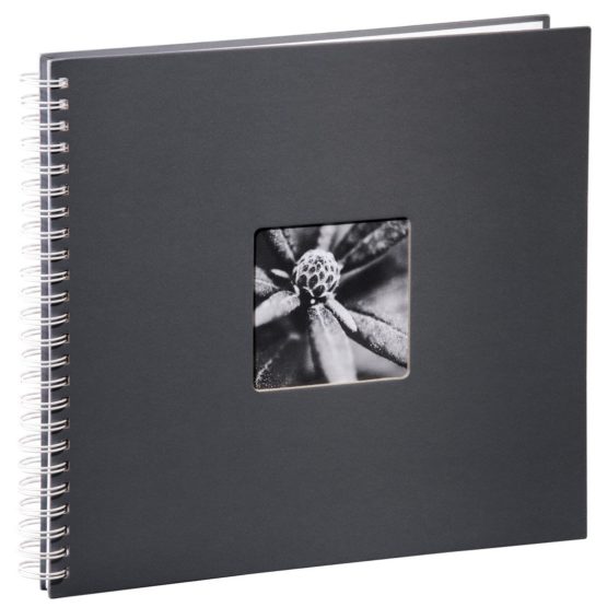 Hama Fine Art Spiral Bound Album, 36 x 32 cm, 50 White Pages | Grey