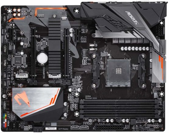 Aorus B450 AORUS ELITE (Socket AM4/B450/DDR4/S-ATA 600/ATX) - Image 2