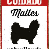 Magnet & Steel 23-8271 A5 Malte Care Patrol Sign, 14.8 x 21 cm