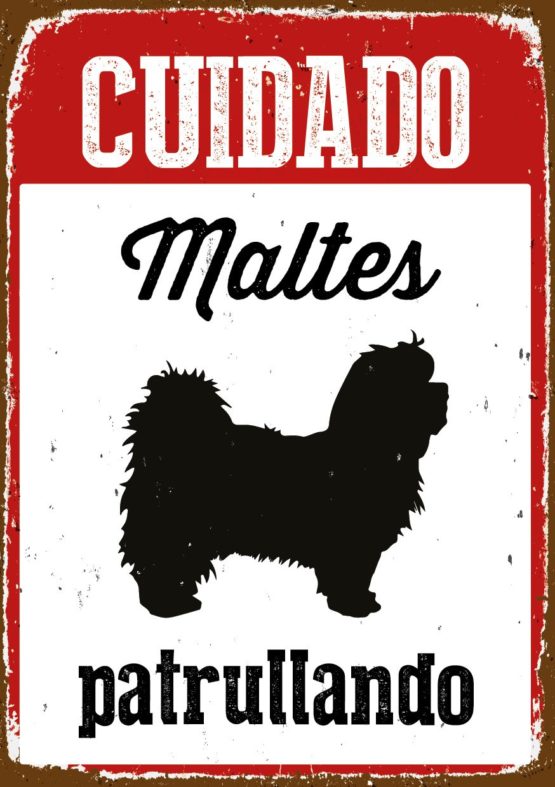 Magnet & Steel 23-8271 A5 Malte Care Patrol Sign, 14.8 x 21 cm