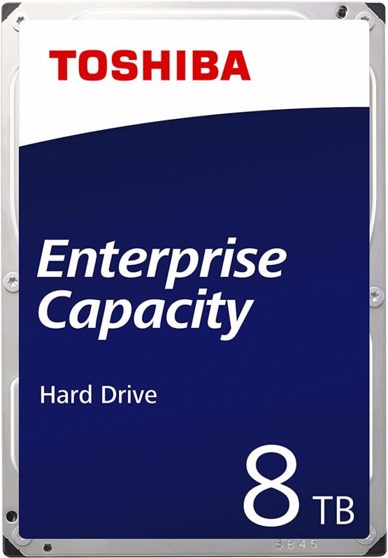 Toshiba 8TB MG Series Enterprise 3.5" SATA Internal Hard Drive. Mainstream server and storage, Hyperscale and cloud storage, 6 Gbit/s, 7200 RPM, 5Yr Warranty (MG06ACA800E).