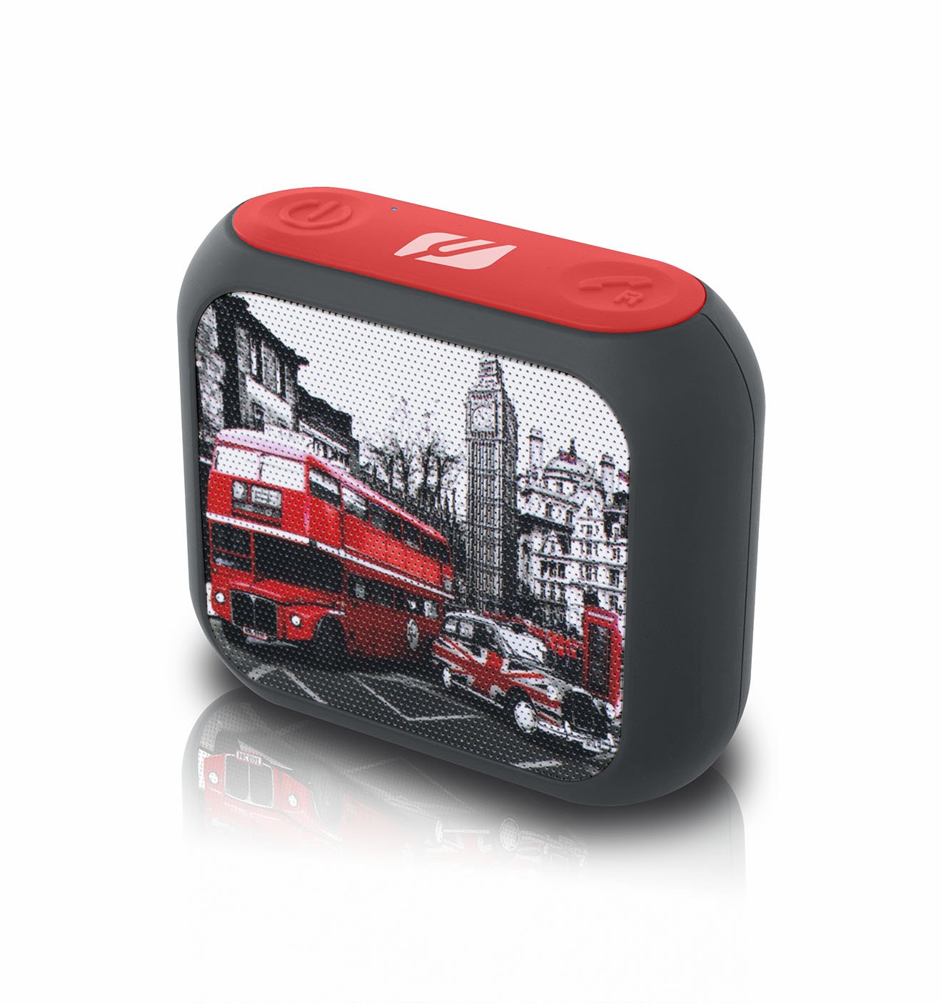 Muse M-312 LD Style London Mini Portable Bluetooth Speaker with Hands Kit (Wireless, Suitable for Streaming iPhone/Tablet