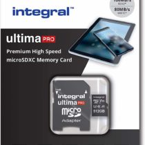 Integral INMSDX512G-100/80V30 512GB Micro SD Card 4K Video Premium High Speed Memory Card SDXC Up to 100MB s Read Speed and 50MB s Write speed V30 C10 U3 UHS-I A1