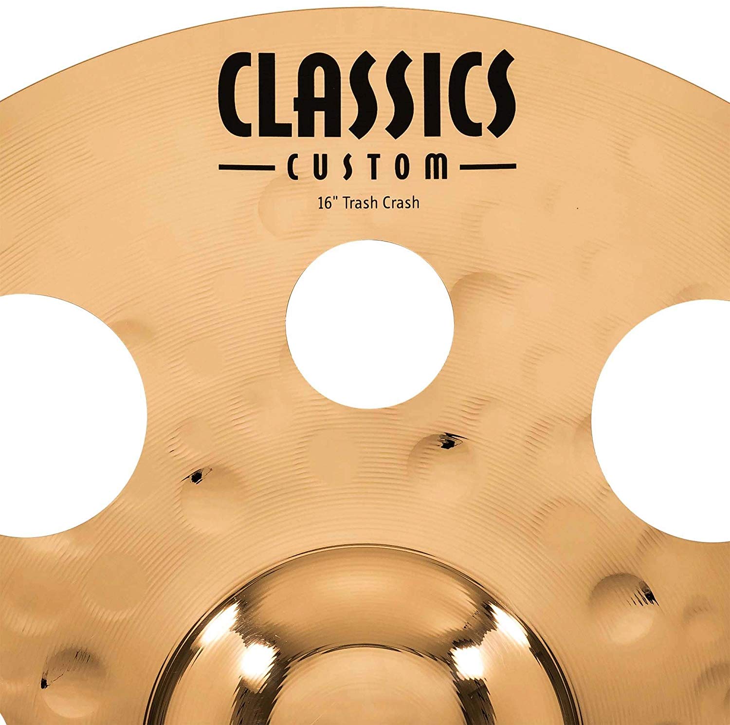 Meinl Cymbals Classics Custom Brilliant Trash Crash Cymbal 16 inch (Video) for Drum Set (40,64cm) B12 Bronze - Image 4