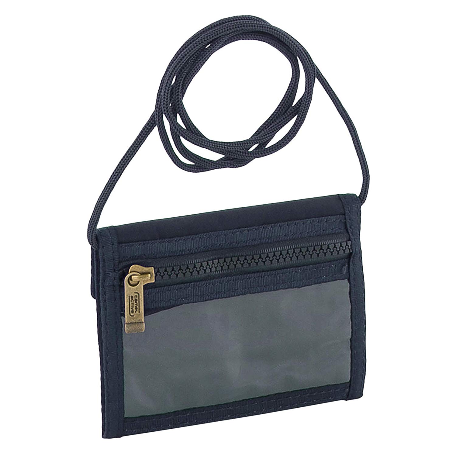 camel active Journey Men's Neck Pouch Chest Bag Travel Purse Small, Dark Blue, 13,5x2x10, 000396 - Image 3