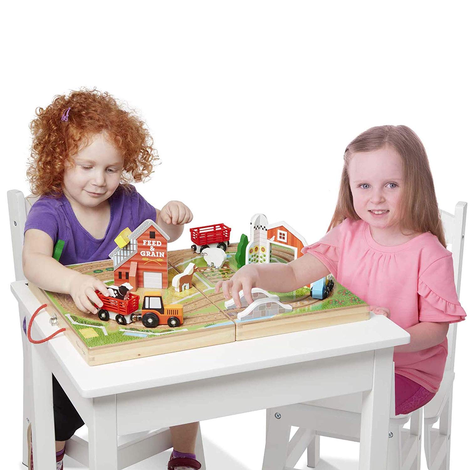 Melissa & Doug Take-Along Farm, Multi-color, 27.94 inches x 6.6 inches x 39.12 inches - Image 2