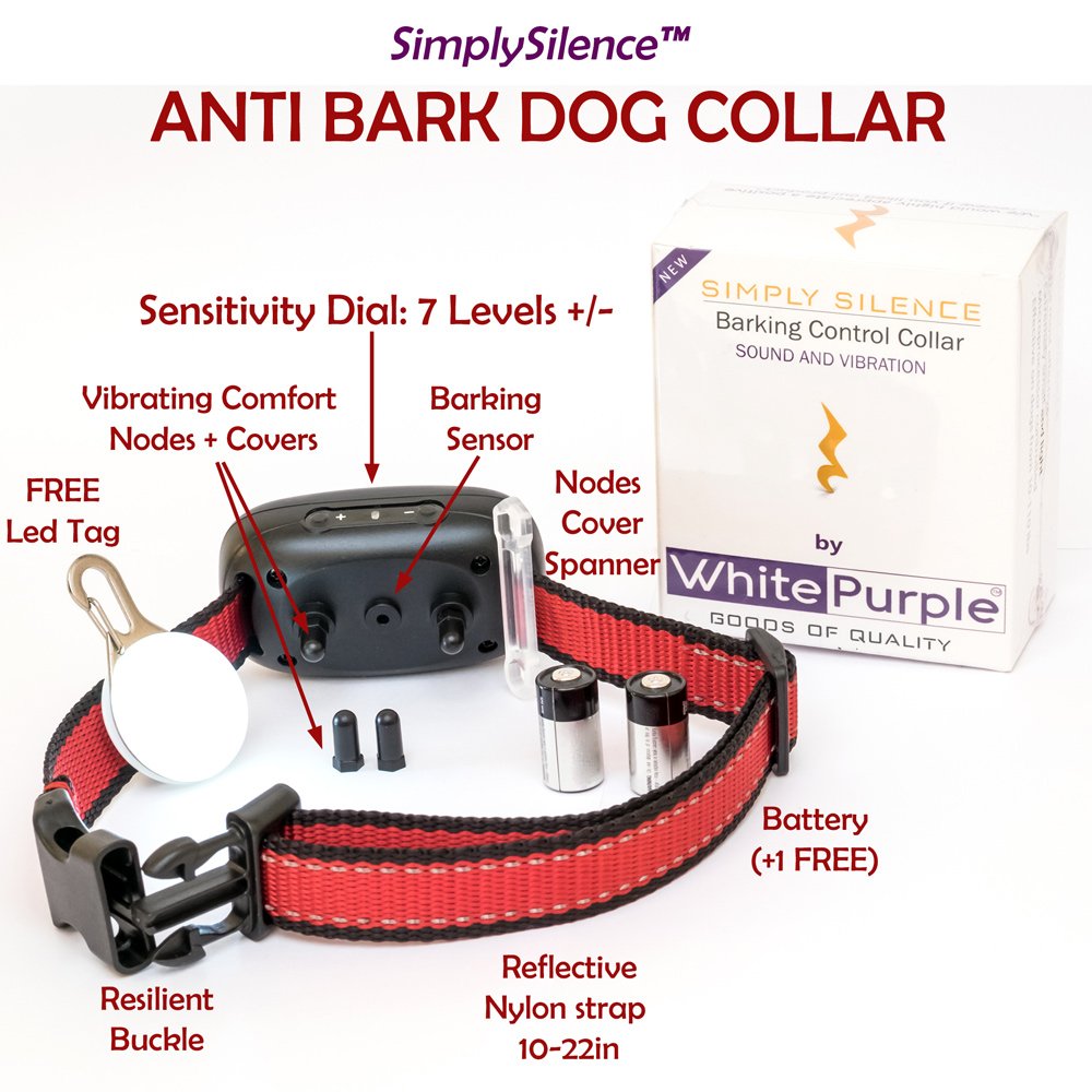 NEW Anti Barking Dog Collars No Bark Humane & No Harm Device STOP