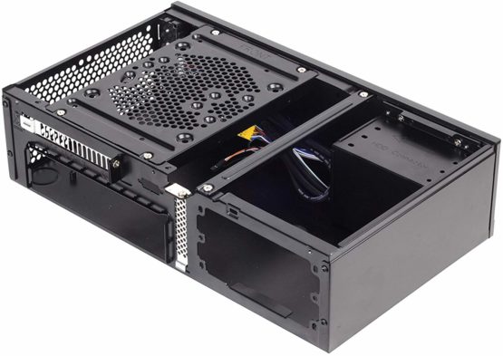 SilverStone SST-ML05B - Milo Slim HTPC Silent Mini-ITX Computer Case, black - Image 2