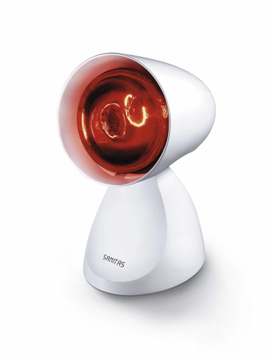 Sanitas SIL06 Infrared Heat Lamp | Warm, soothing infrared light | Helps ease muscle aches and joint stiffness | Speed recovery from the common cold | Improve complexion | With 5 angles of inclination
