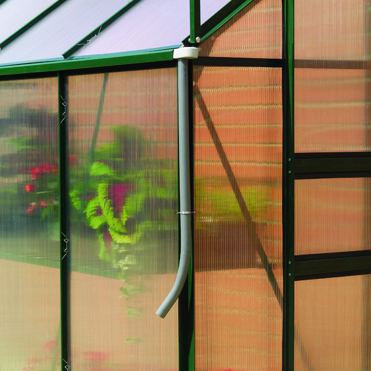 Grow It 08877 14 x 4 x 82 cm Greenhouse Rain Water Harvest Kit - Grey, 14x4x82 cm - Image 3