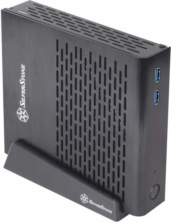 SilverStone SST-PT13B-USB3.0 - Petit Thin Mini-ITX Silent Computer Case, USB3.0, black - Image 4