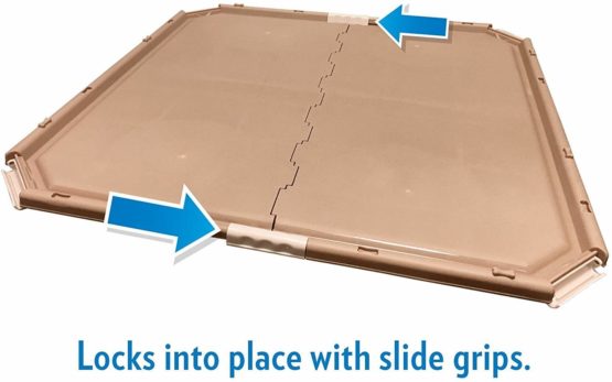 Simple Solution Dog Pad Holder | Portable Tray for Pet Training and Puppy Pads | Protection Against Pad Leakage, Bunching, and Shredding | Fits Pads 21 x 21 Inches or Larger - Image 3