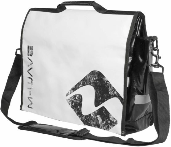 M-Wave Lockers Bay Messenger Bag - White/Black