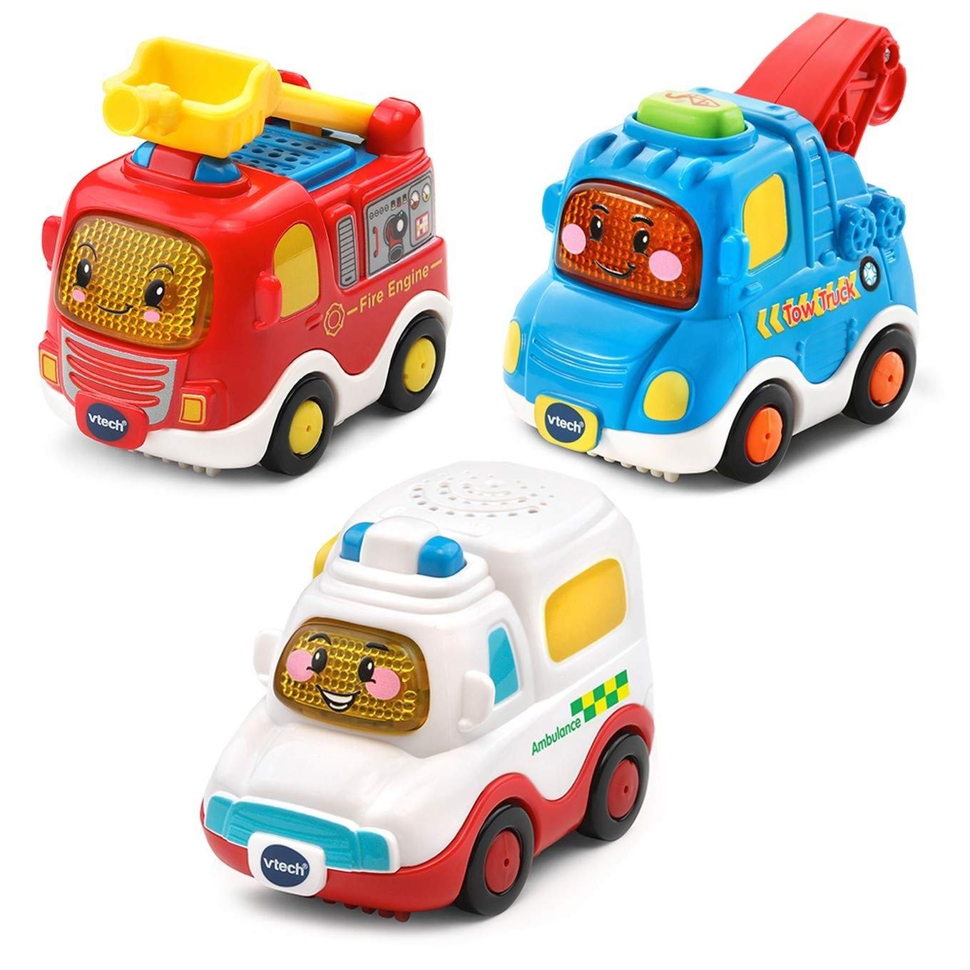 Vtech Toot-Toot Drivers 3-Car Pack Emergency Vehicles Toddler Toy