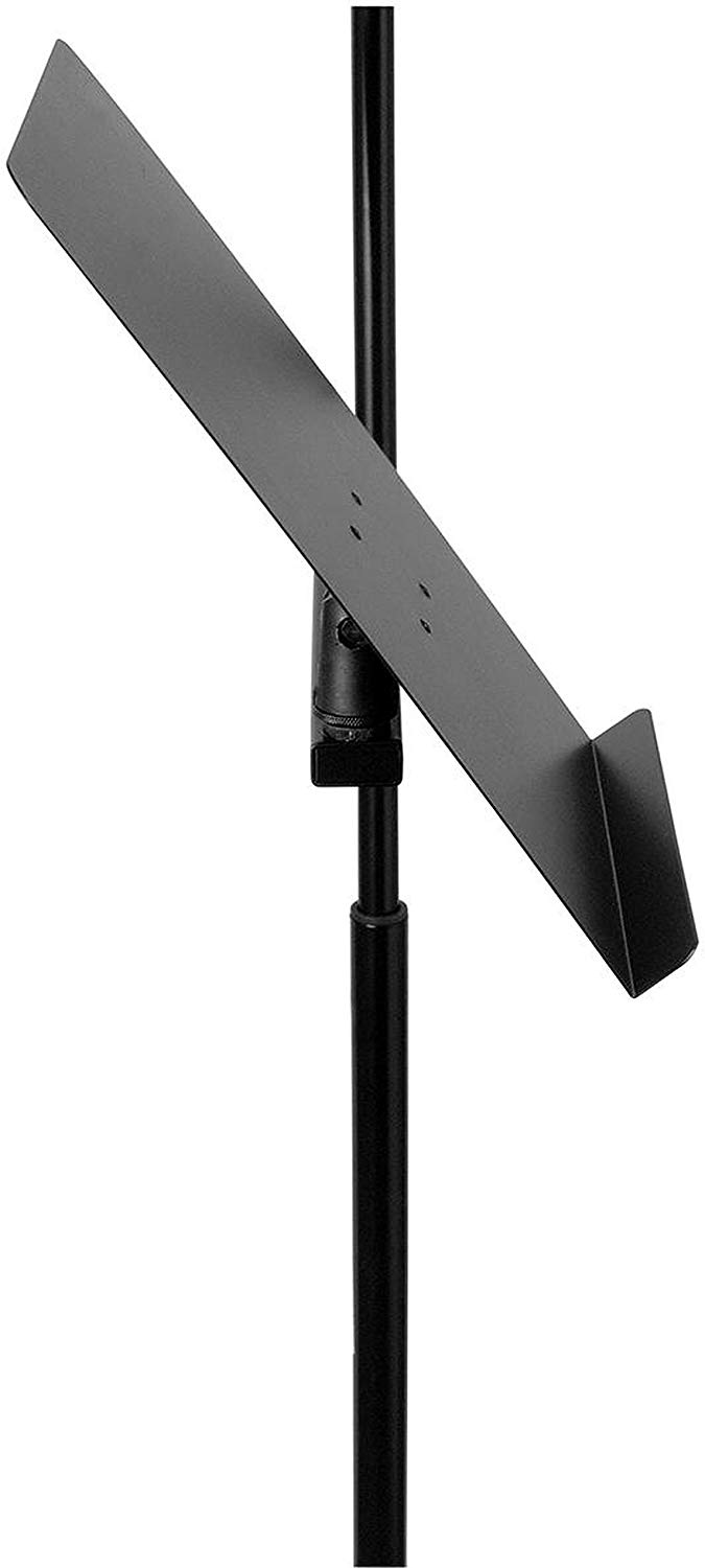 On-Stage U-Mount Clamp-On Music Desk, MSA7011, Black, 1 inch x 13 inches x 10 inches - Image 4